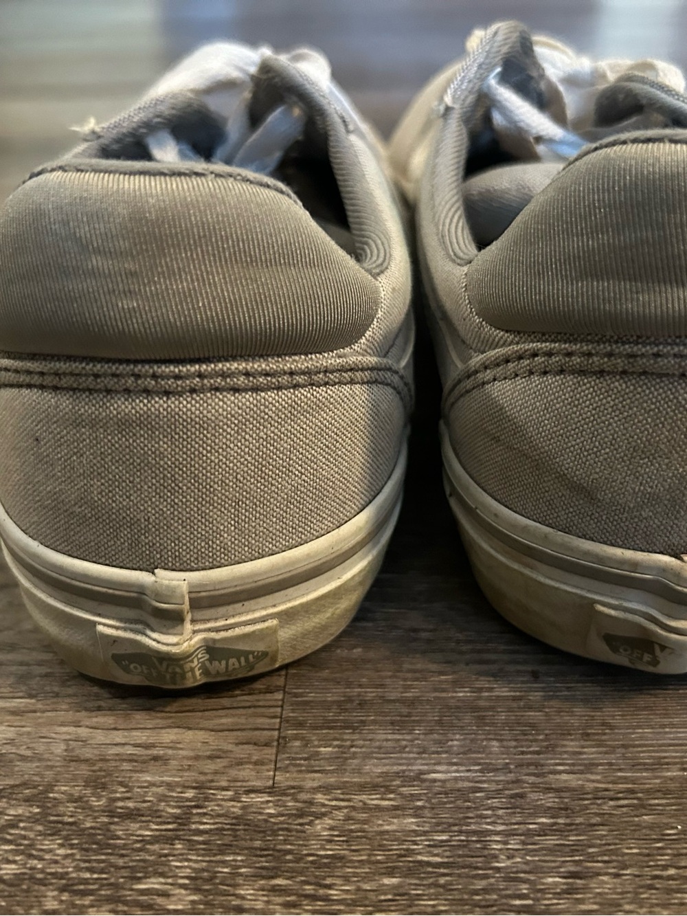 Vans Canvas Sneakers in Light Gray Women’s 7.5 - Picture 3 of 7